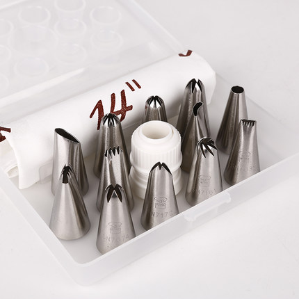 三能器具DIY烘焙模具 12粒装裱花嘴